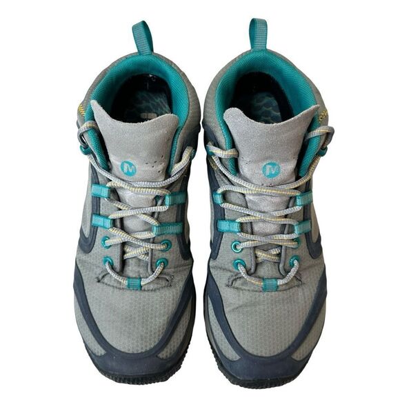 MERRELL Proterra Mid Gore-Tex Hiking Boots Gray Size 8 - Picture 7 of 17